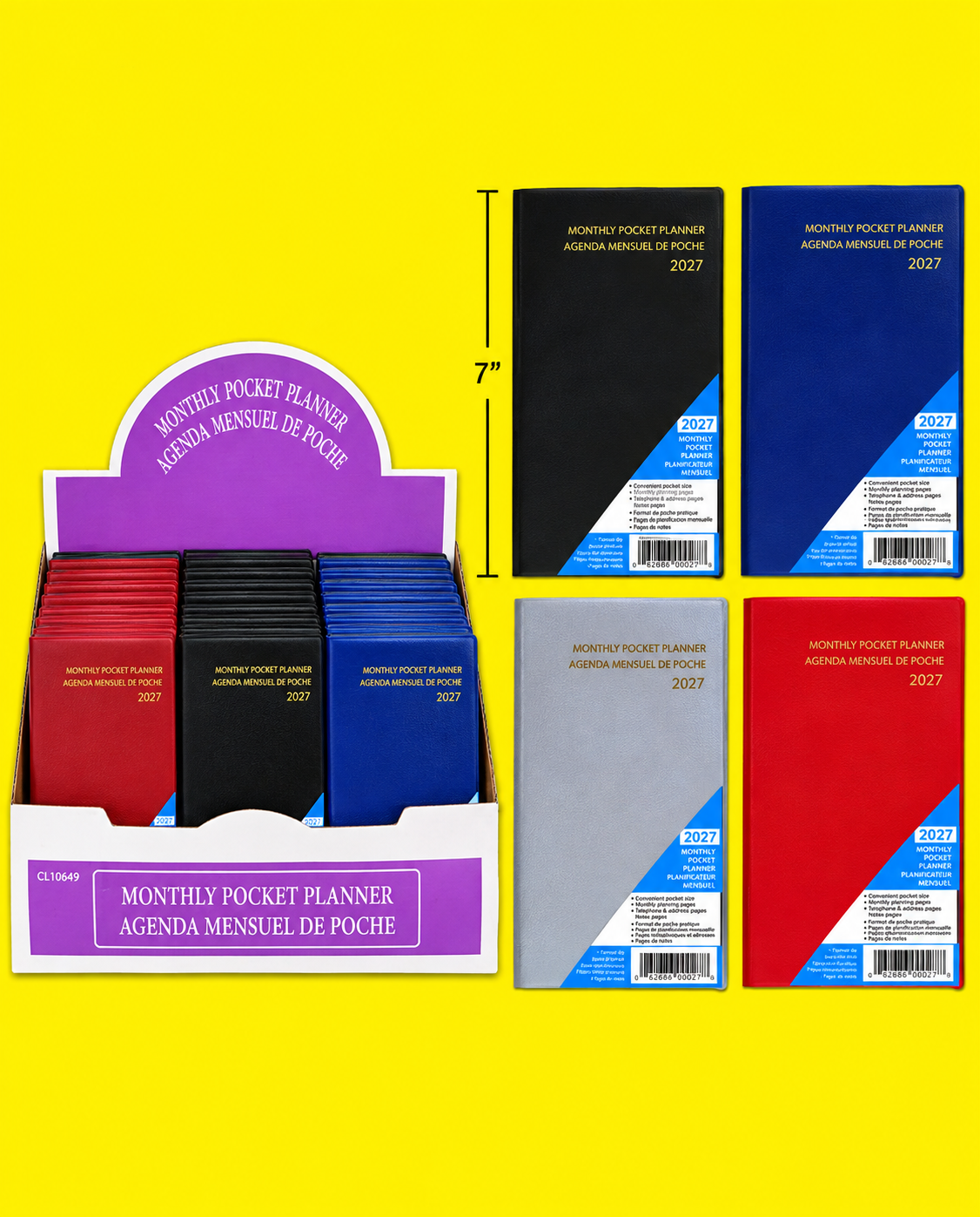 Office Supplies - Monthly Pocket Planner
