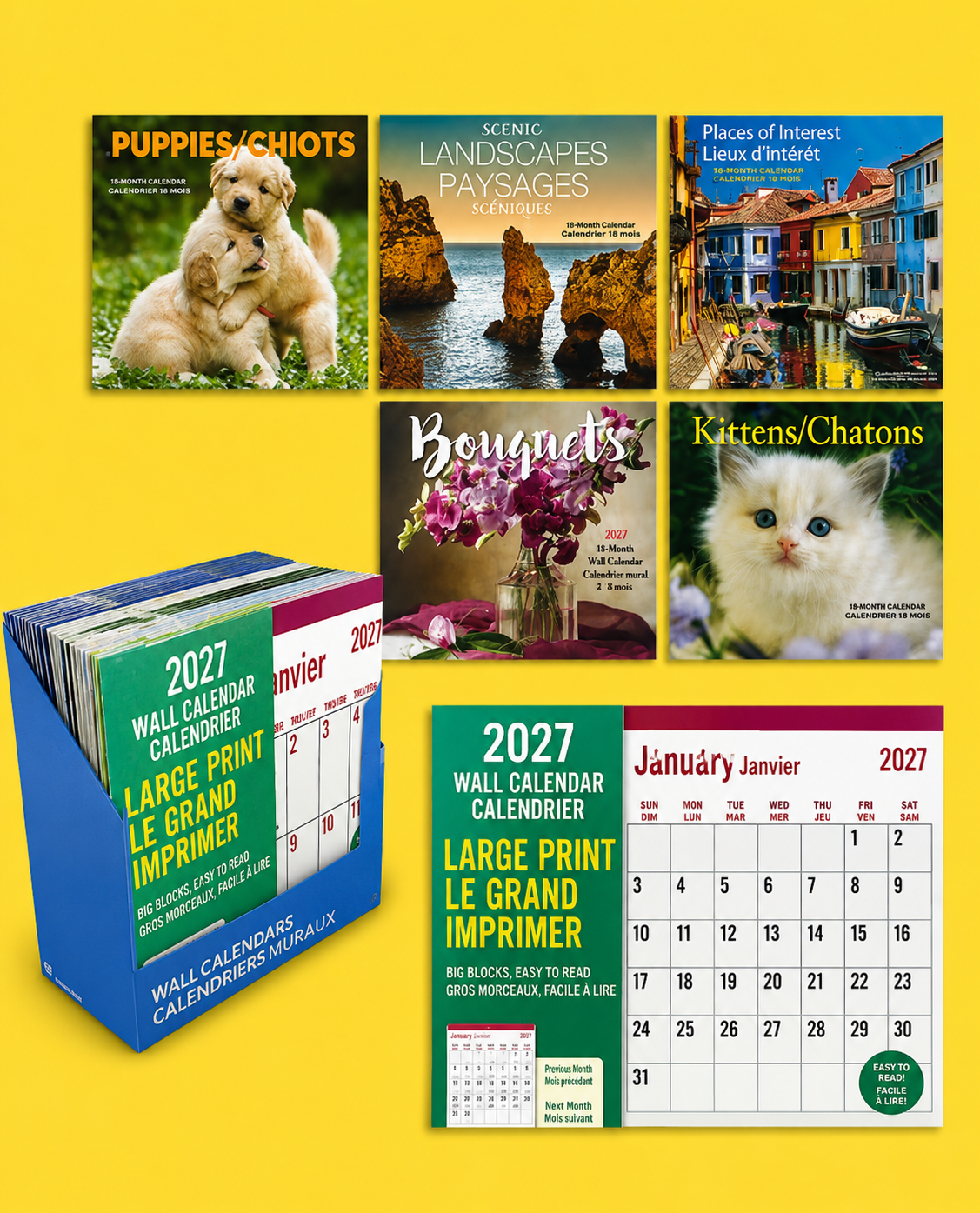 Office Supplies - Month Calendar