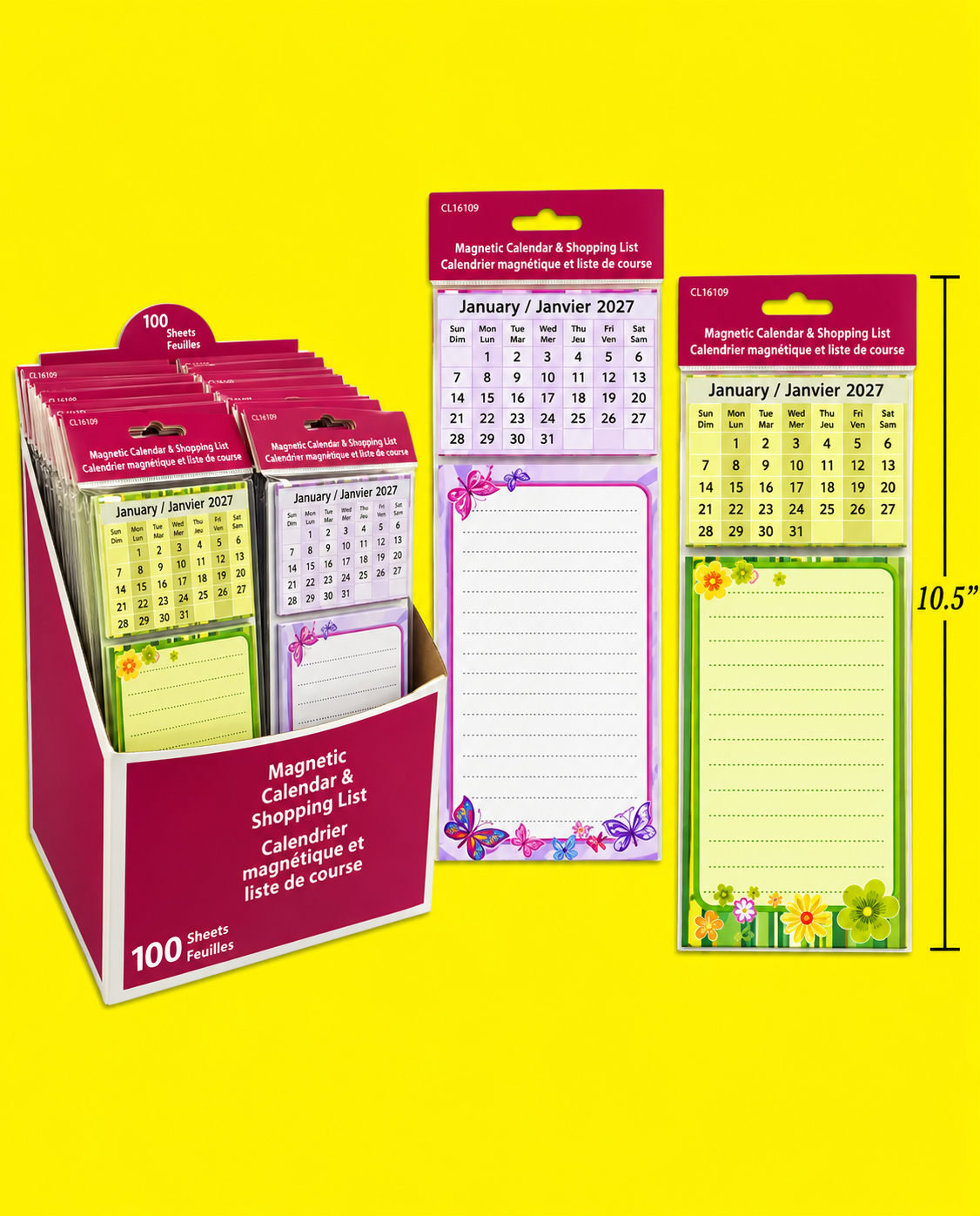 Office Supplies - Sheets Magnetic Calendar