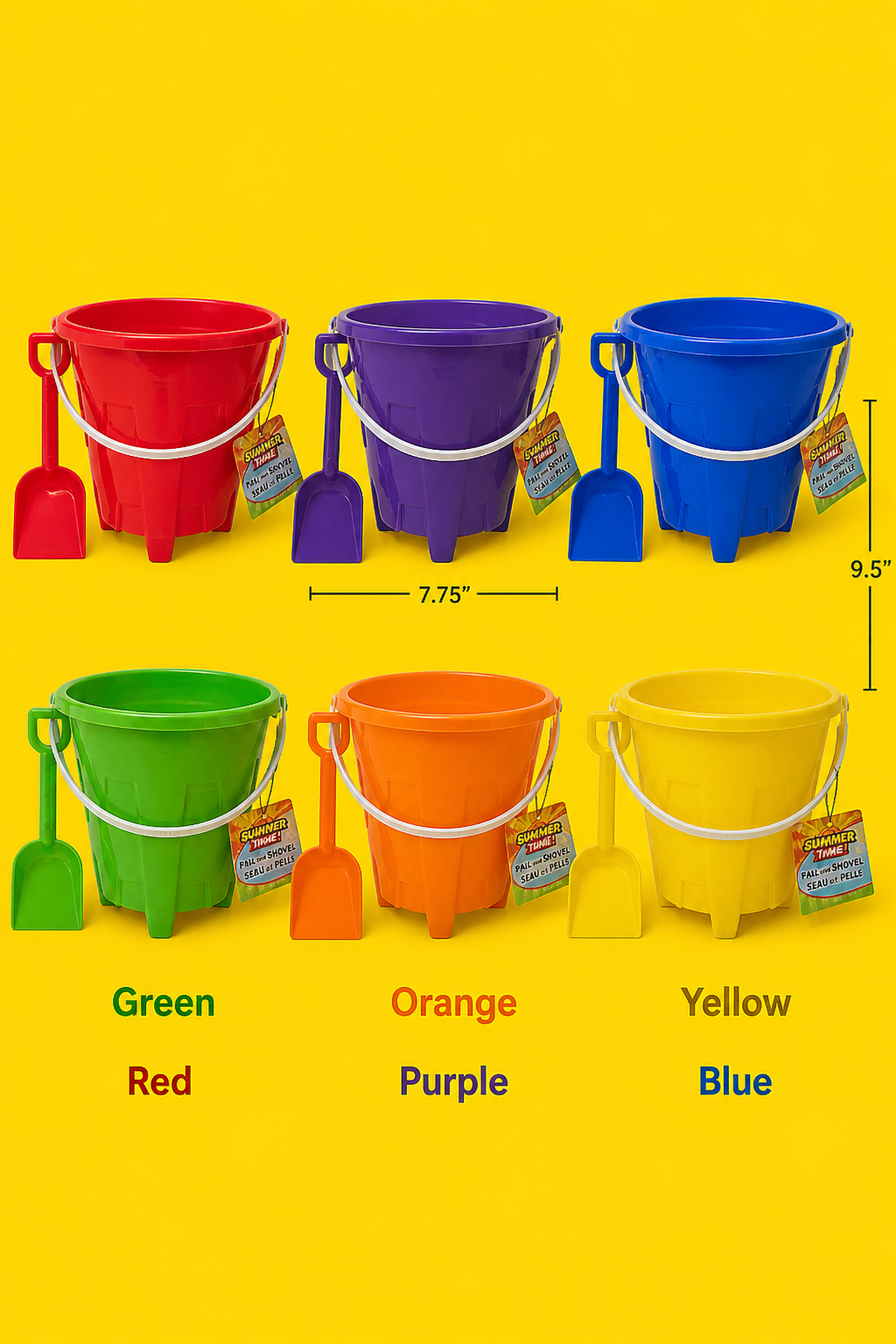 Summer Sand Castle Pail