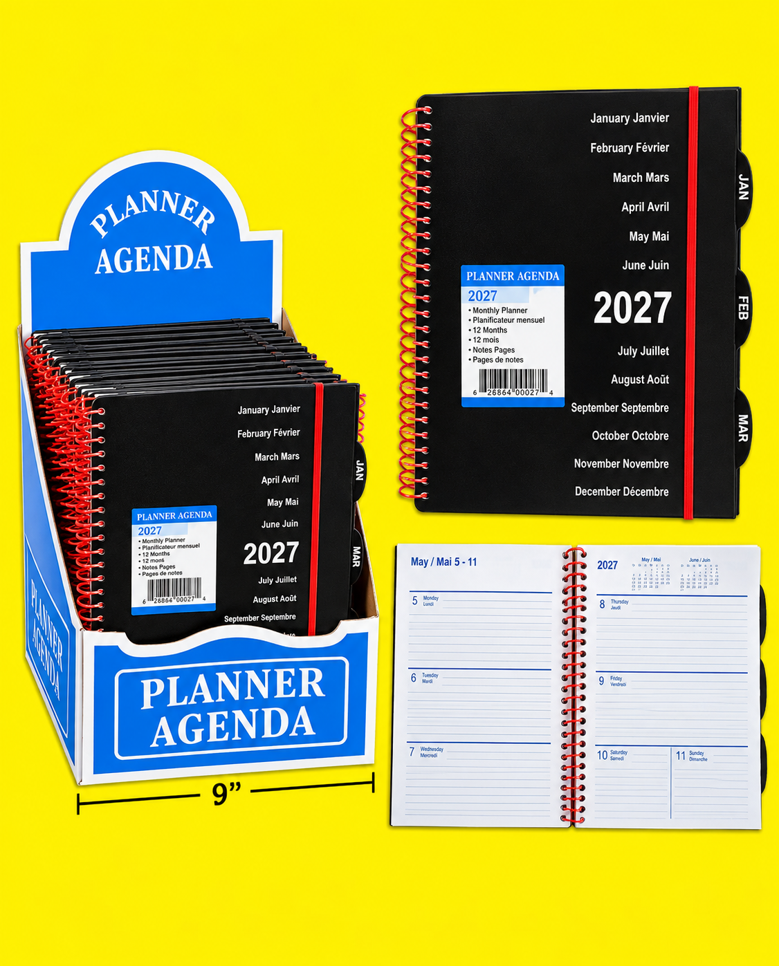 Office Supplies - Monthly/Weekly Coil Planner