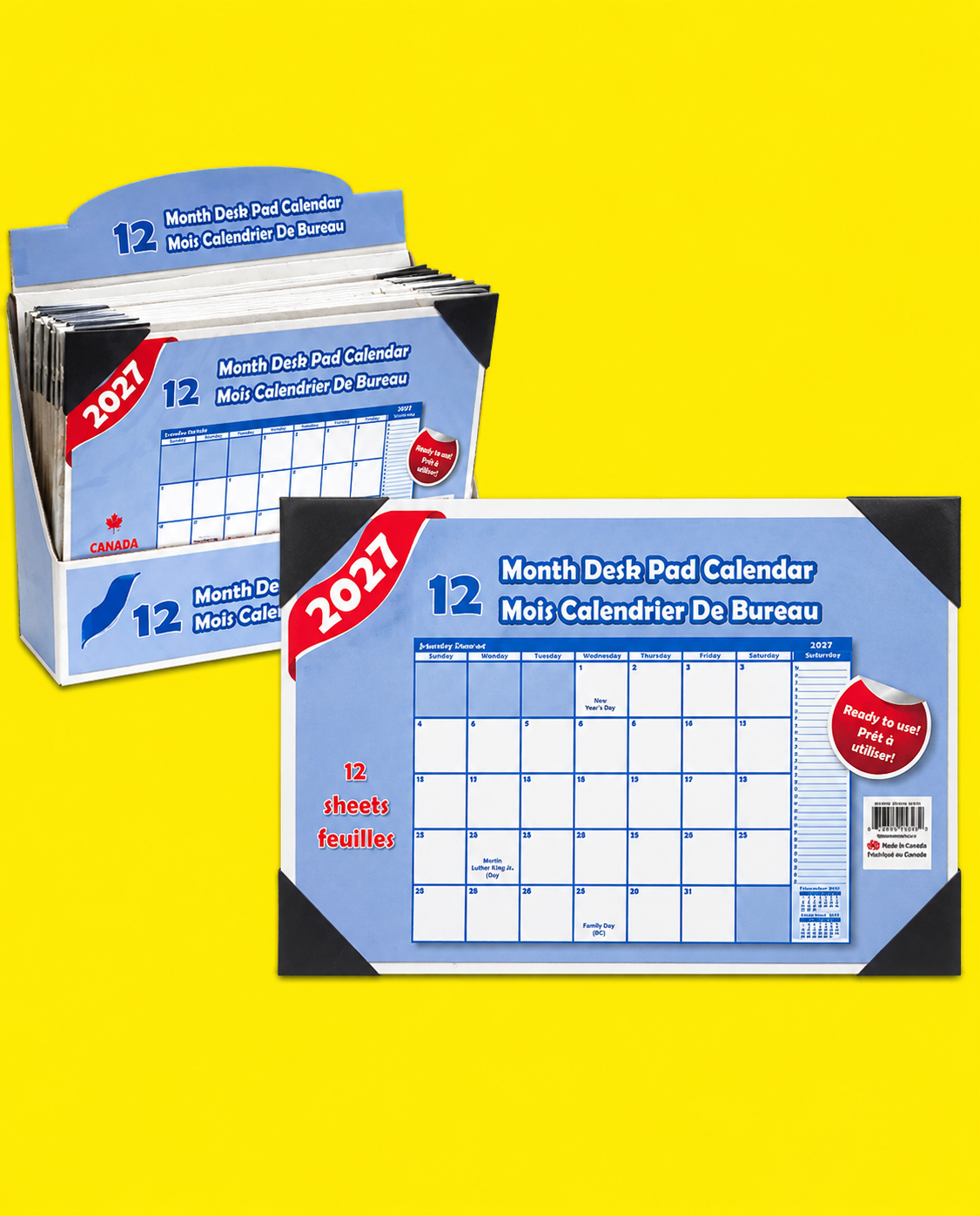 Office Supplies - Desk Pad Calendar