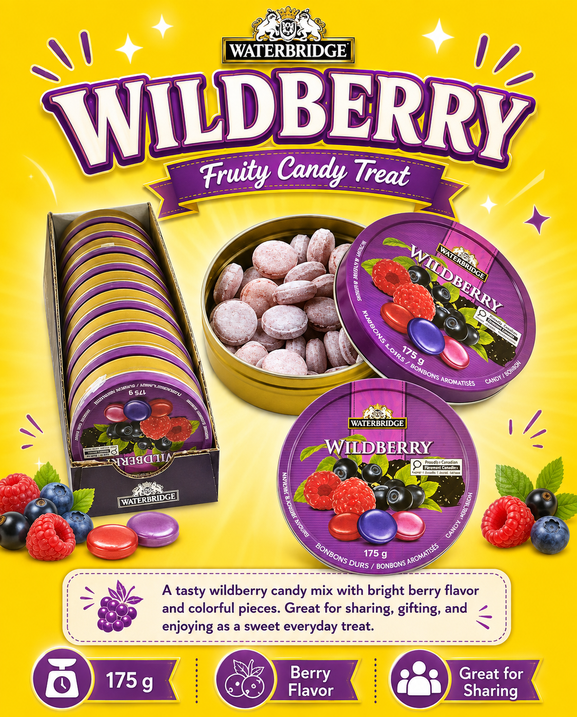 Souvenirs - Confectional Travel Tin Wild Berry