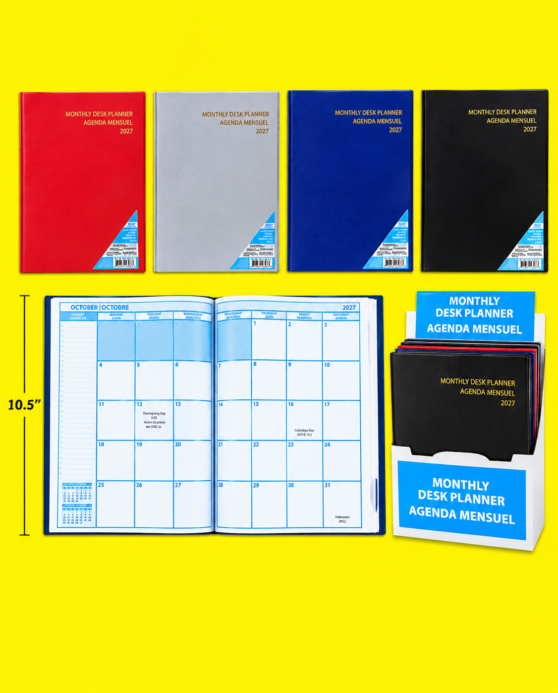 Office Supplies - Monthly Desk Calendar