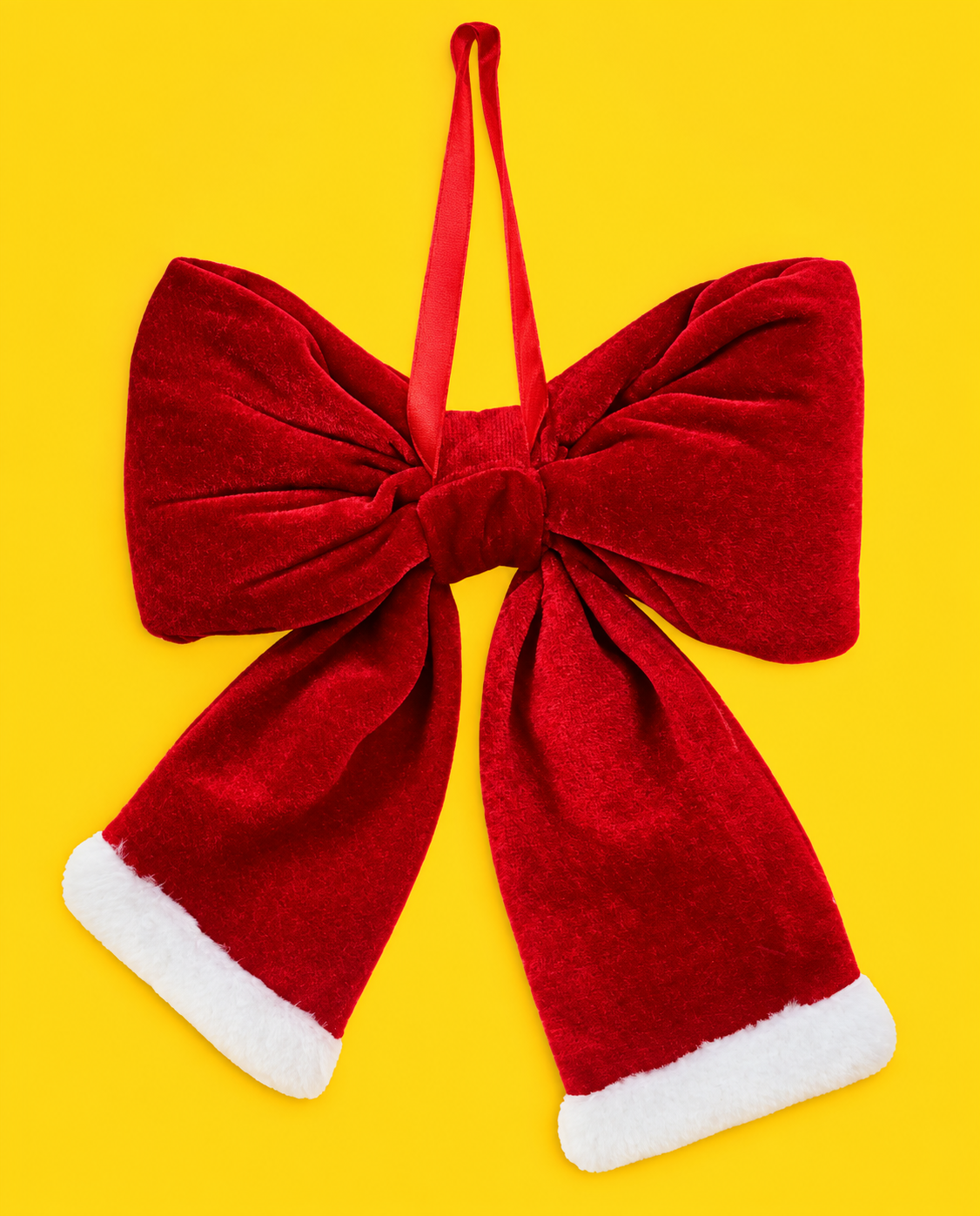 Christmas Items - Xmas Fluffy Velvet Bow