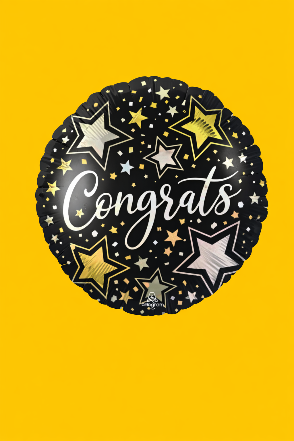 18-Mylar Balloon - CONGRATES STAR