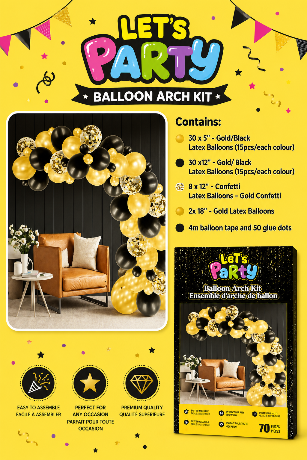 balloons centerpiece Rainbow Balloon Arch