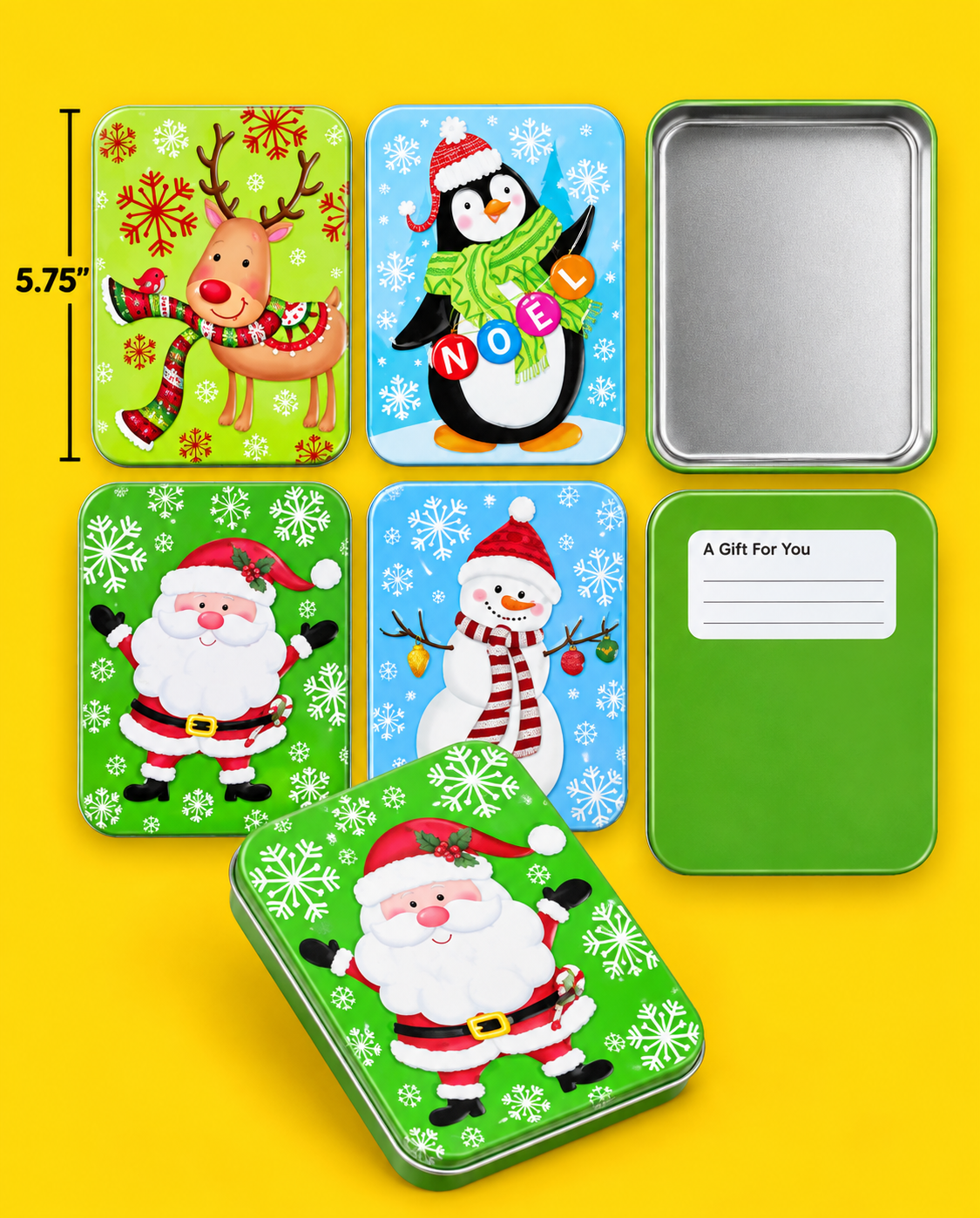 Christmas Items -  Xmas Tin Gift Card Holder
