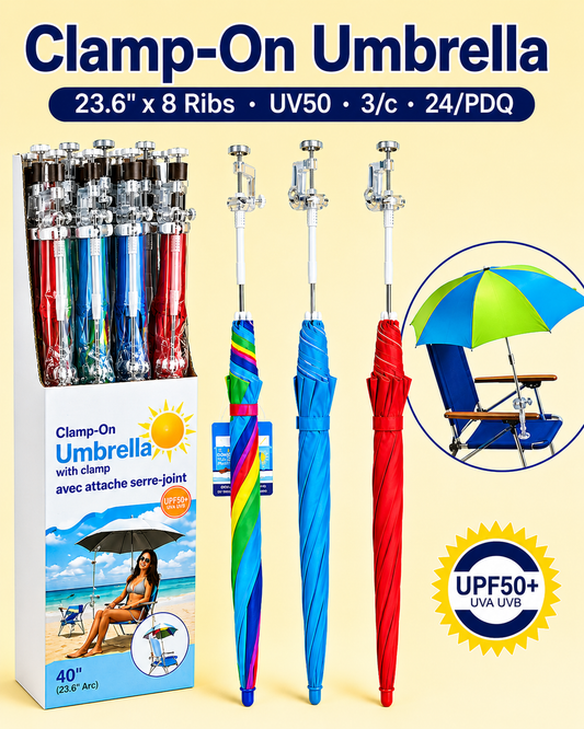 Clamp-On Umbrella