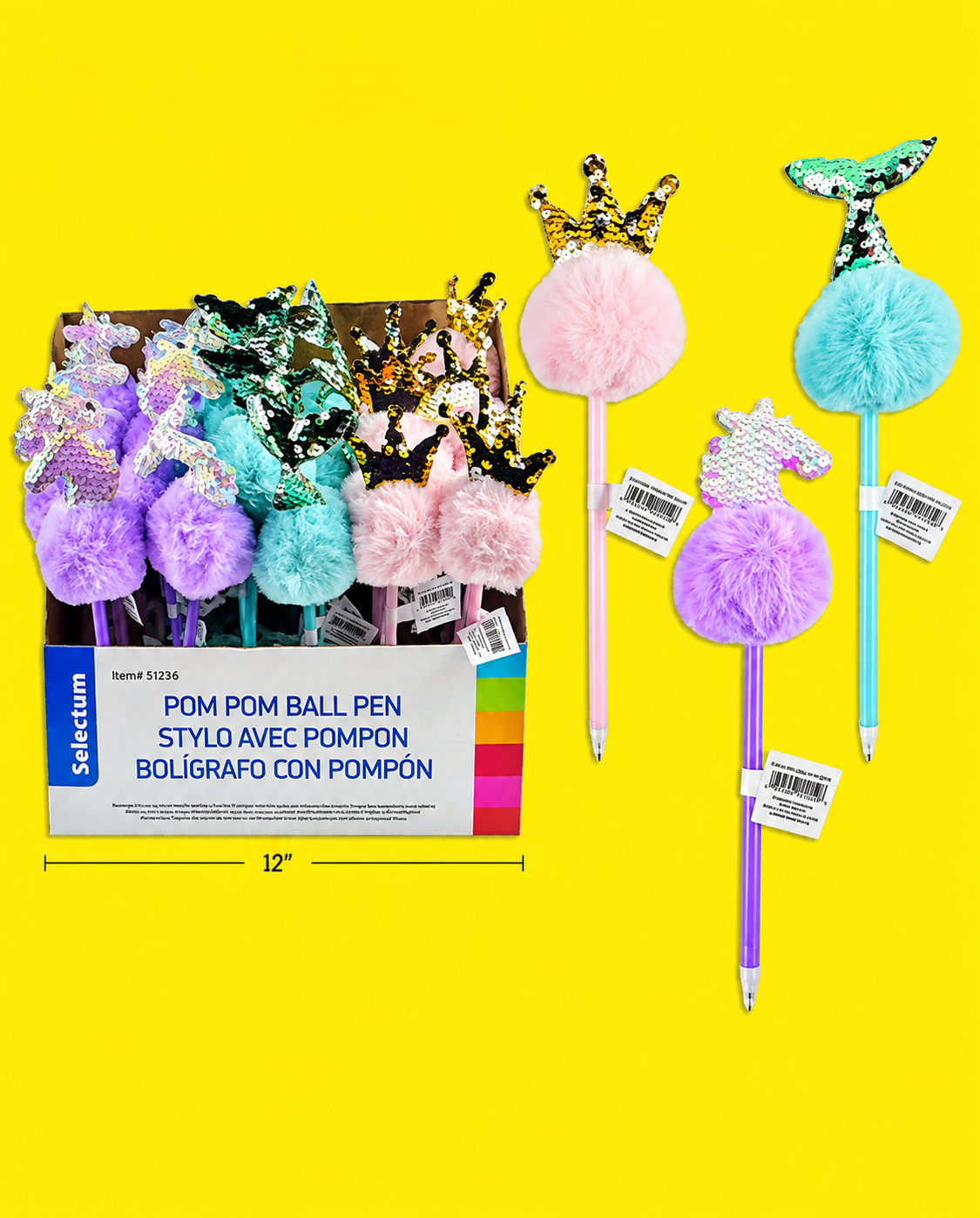Stationery - POM POM BALL PEN