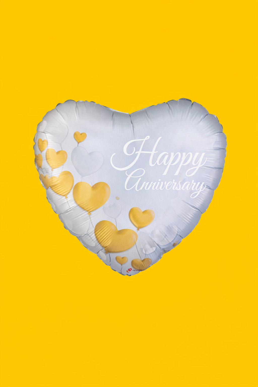 18-Mylar Balloon - Anniversary Platinum