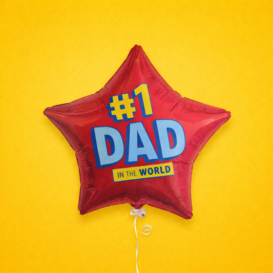18-Mylar Balloon - #1 DAD