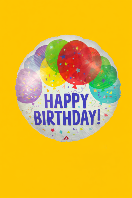 18-Mylar Balloon - Birthday Balloon