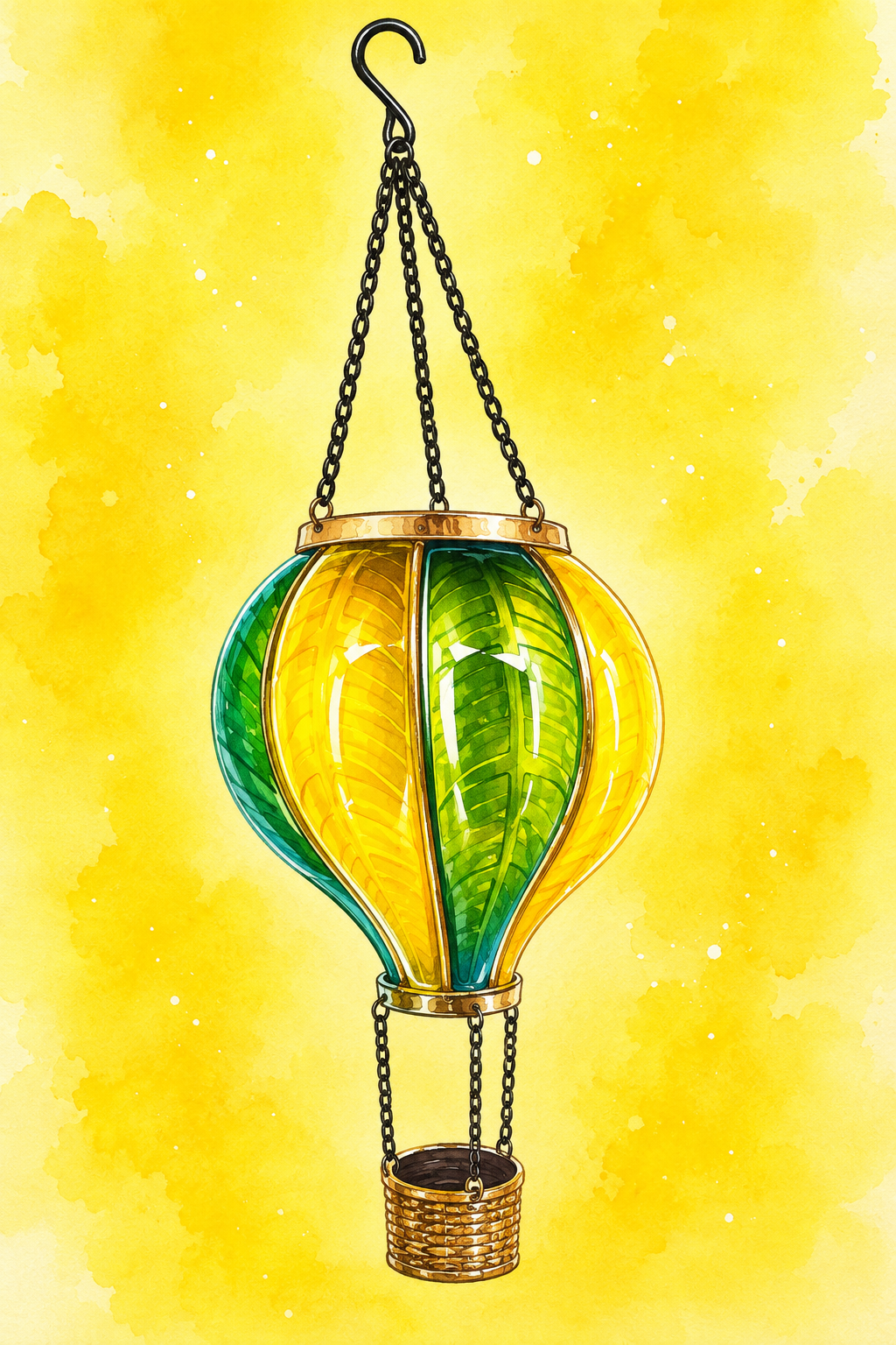Country Garden Solar Led Flame Balloon
