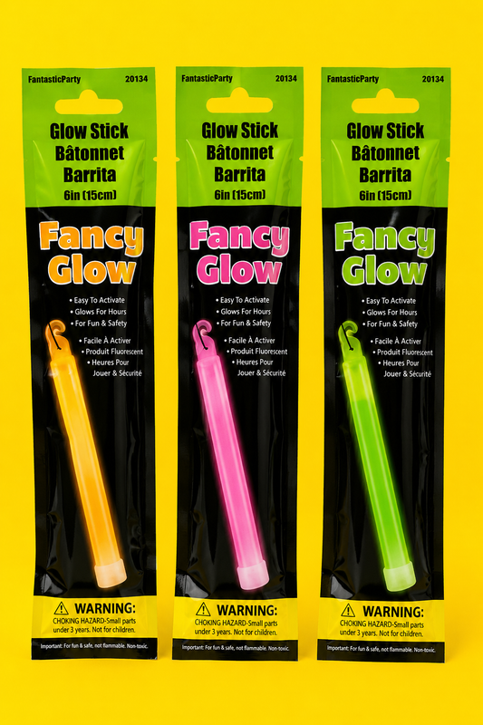 Glow Stick Assorted Colors 6 inch