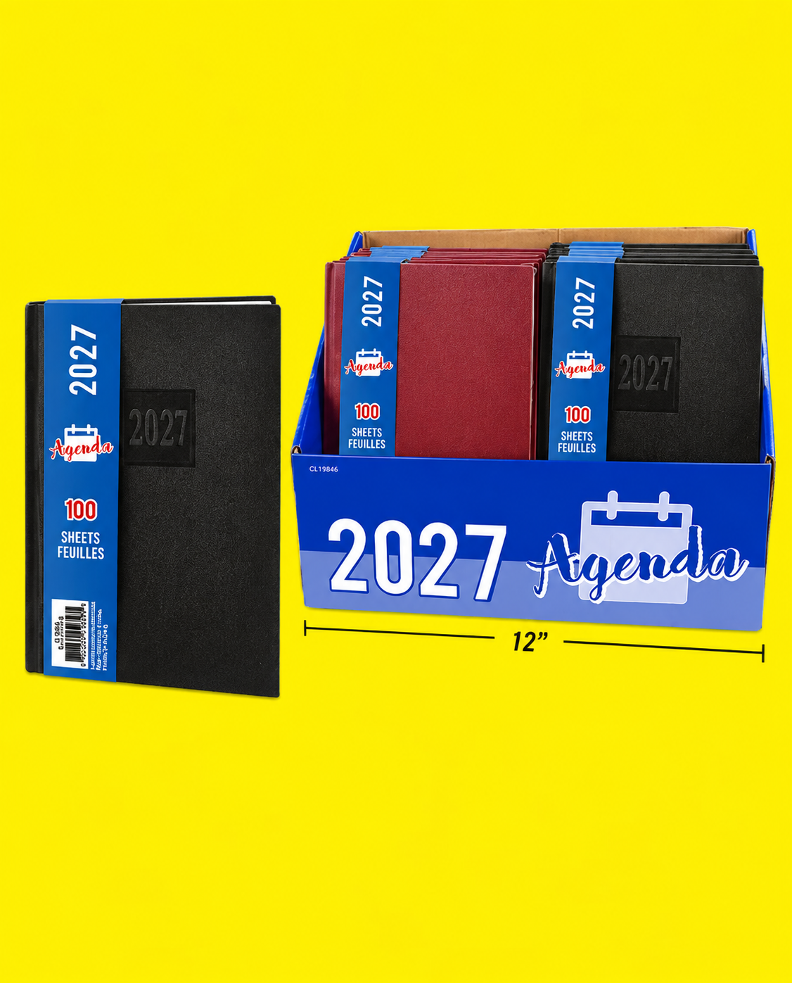 Office Supplies - Monthly Daily Planner Agenda