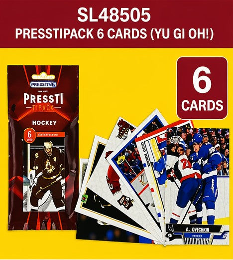 PRESSTIPACK 6 CARDS (YU GI OH! )