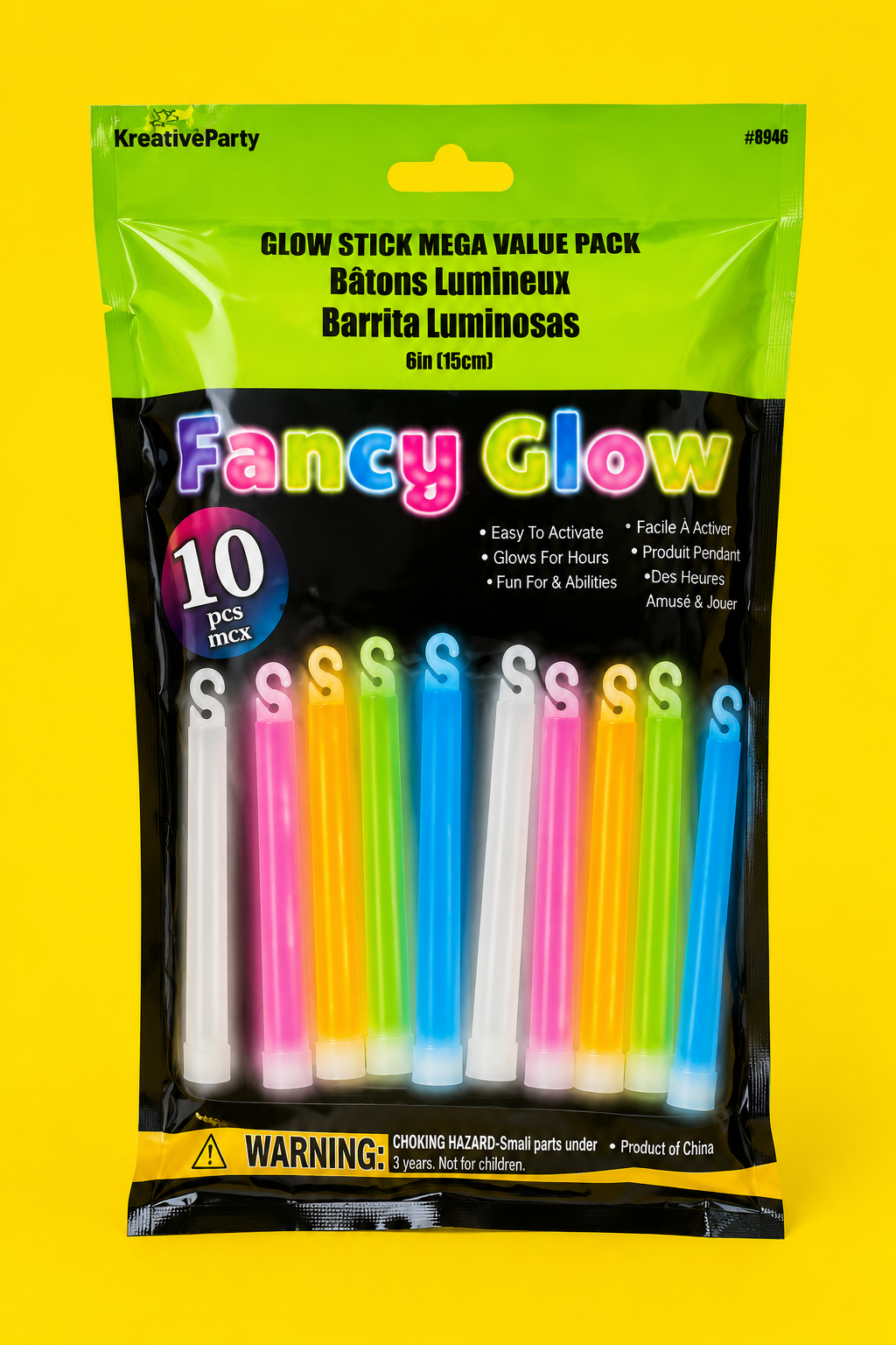 Glow Sticks 10 pcs