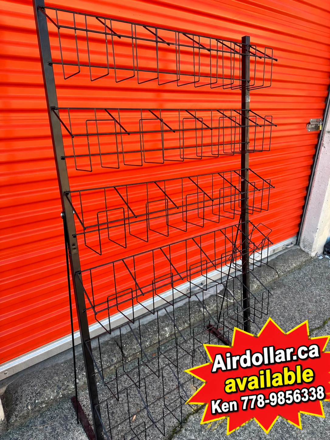 Miscellaneous - Used 5-Tier Metal Wire Display Rack