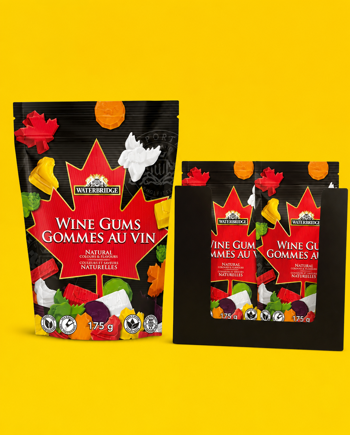 Souvenirs - Confetionary Wine Gums Canada Mix Sur