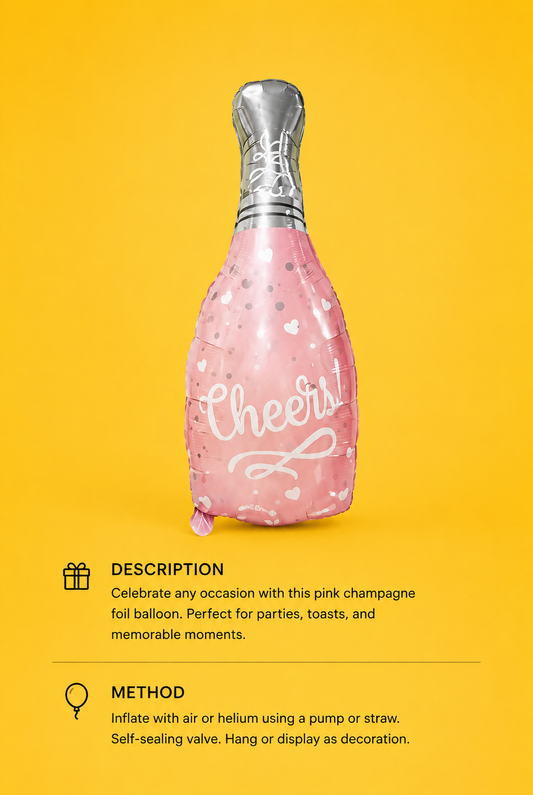 18" Salut Bottle Helium Balloon