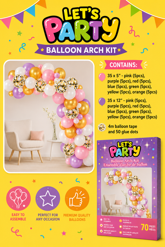 balloons centerpiece Rainbow Balloon Arch