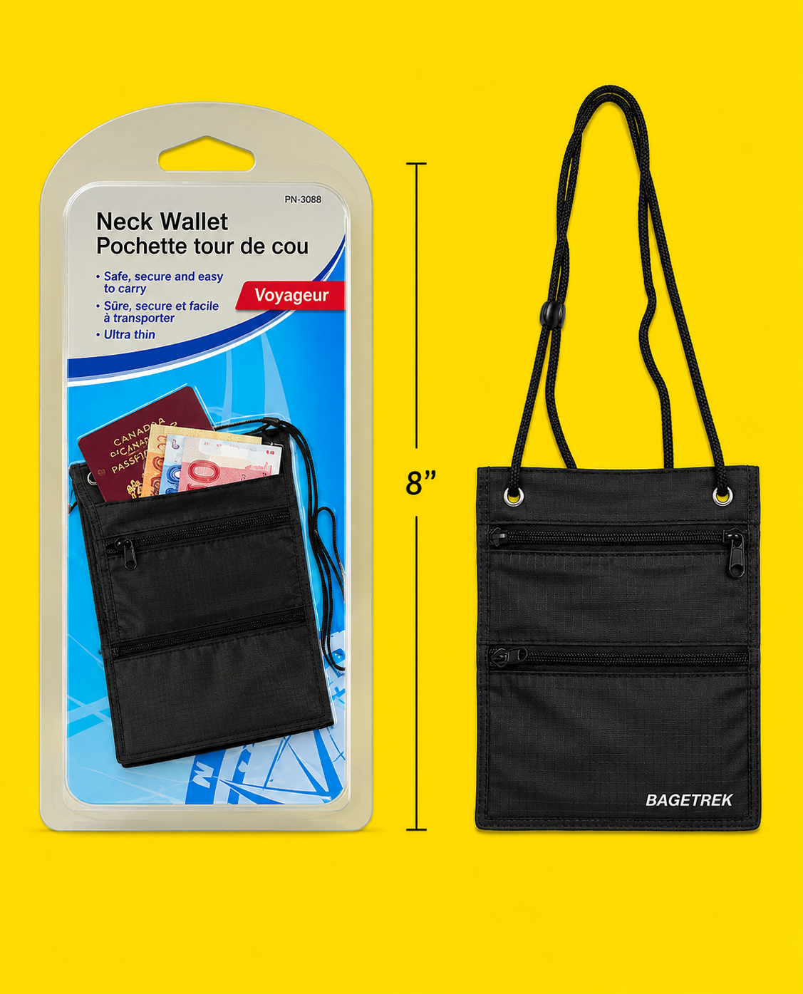 Travel Accessories - Neck Wallet