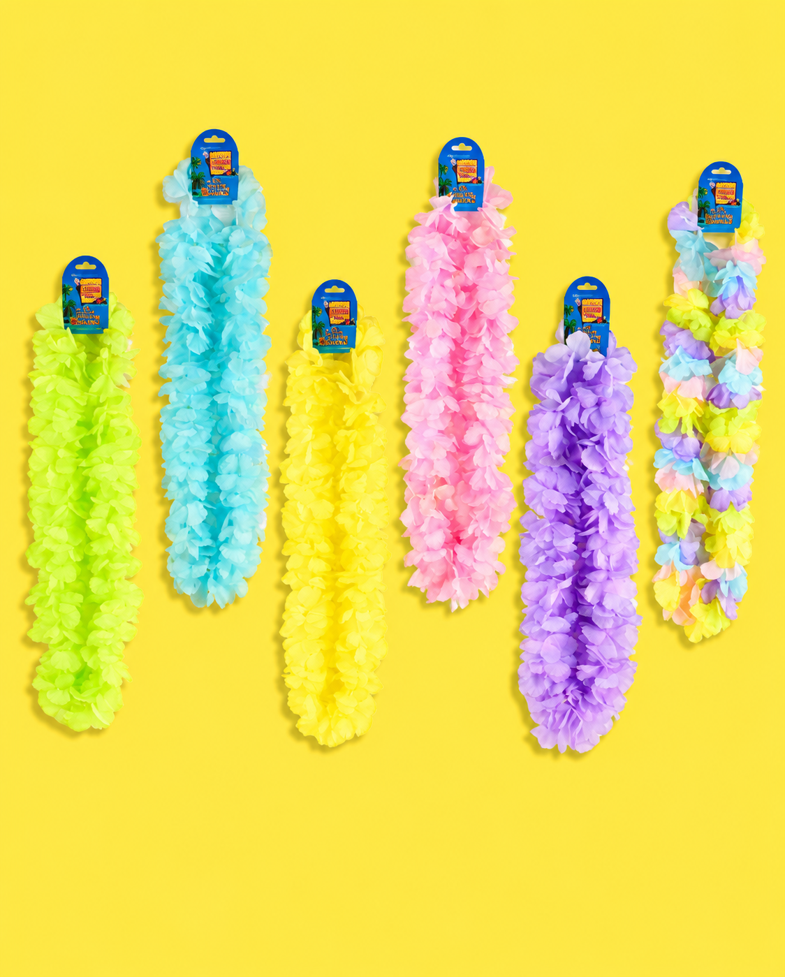 Luau Accessory - Pastel Daisy Luau Leis.