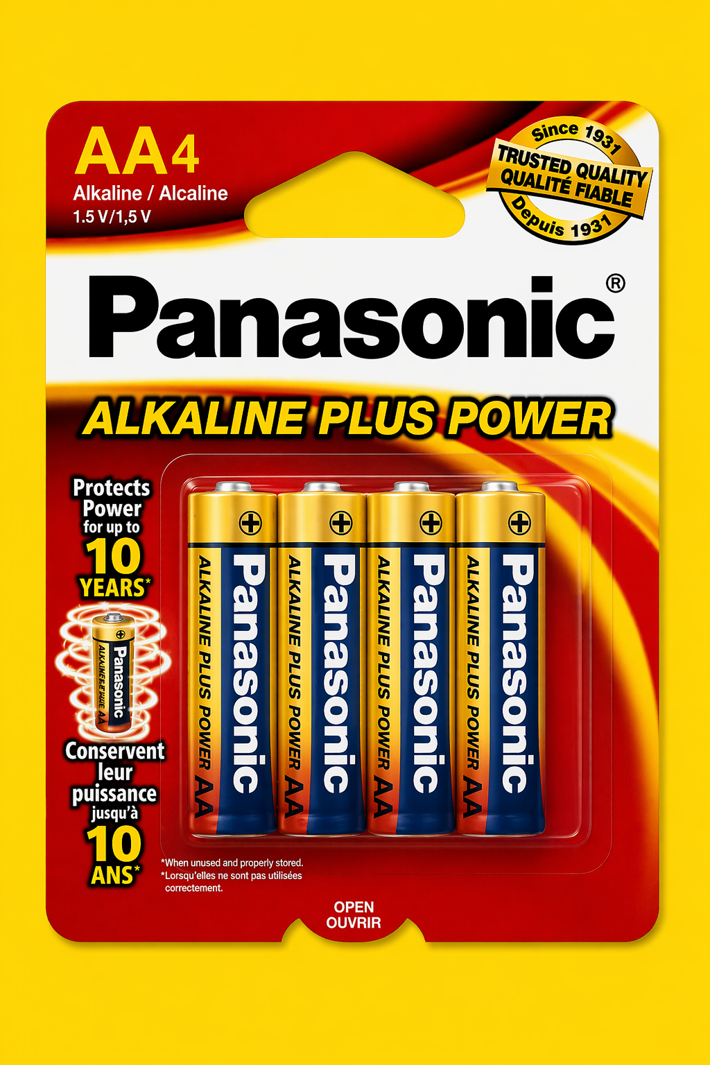 AA Batteries panasonic Alkaline 2 pk