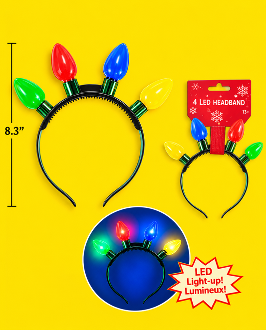 Christmas Items - Light Bulb Headband.