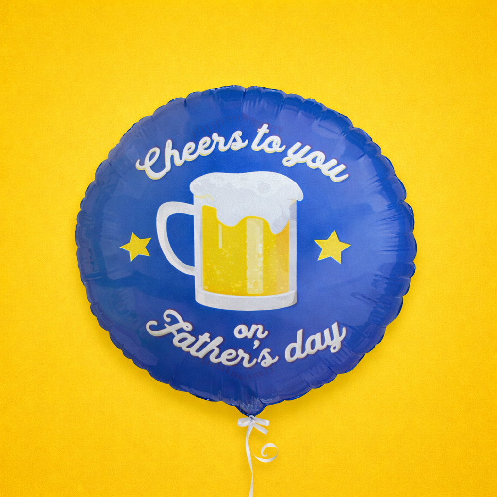18-Round Balloon - Father's Day Cheers To You