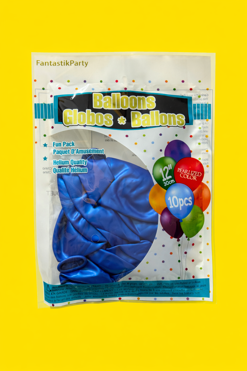 12" Latex Balloon - Blue