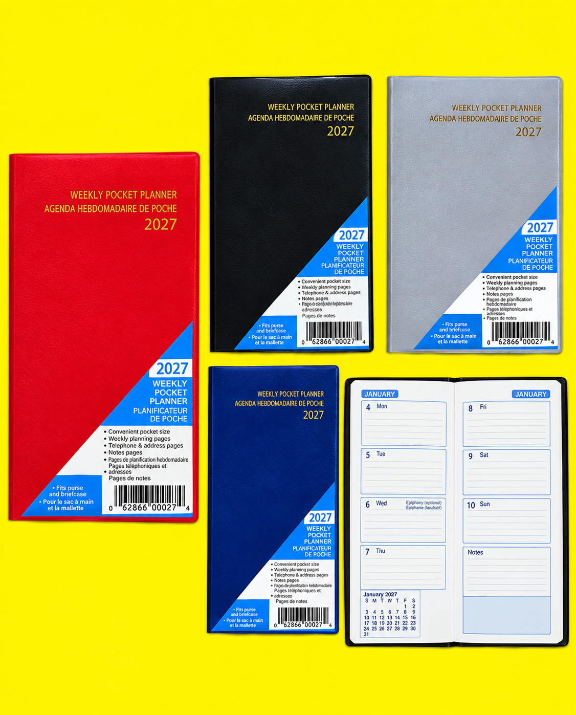 Office Supplies - Weekly Pocket Planner