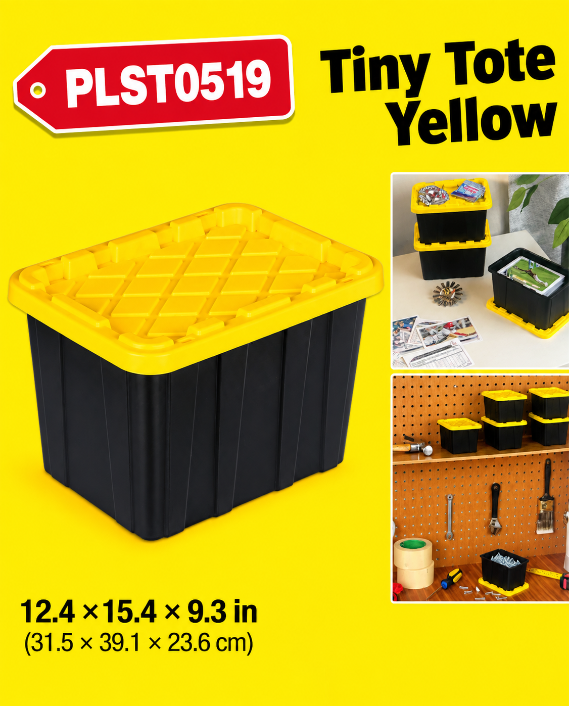 Everyday Items - Tiny Tote Yellow Lily Lid