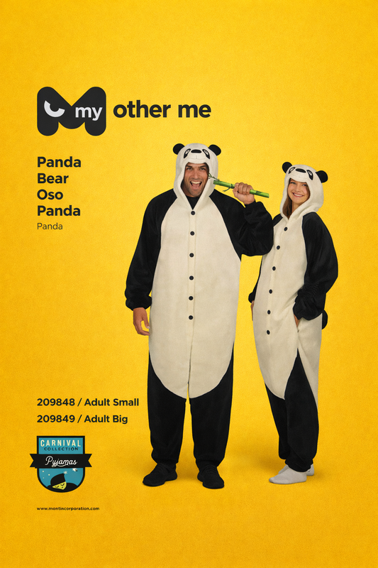 Adult Panda Bear Costume Set – Halloween Outfit