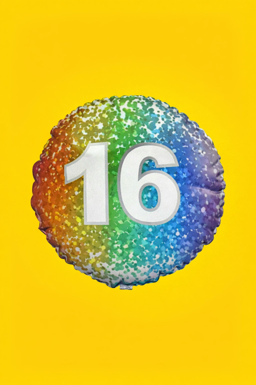 18-Round Balloon - Rainbow Confetti "16"