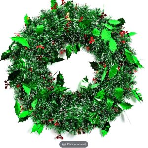 DECO NOEL Xmas Glitter Wreath